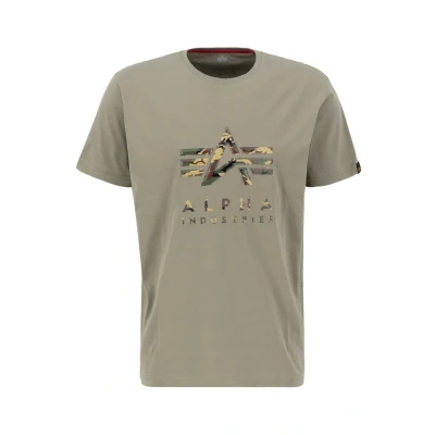 Image of ALPHA INDUSTRIES Men&#039;s Camo PP T Shirt, olive, M