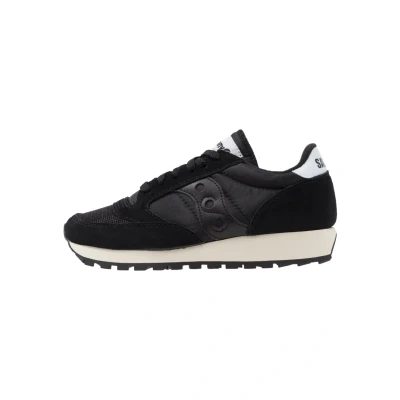 Image of Saucony JAZZ Original Vintage Trainers, Women&#039;s, Size: 5, Black Leather and textile