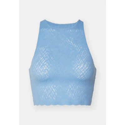 Image of Sloggi FEEL Bliss CROP Bustier, Women&#039;s, Size: 30A C. 32A/B, Azura blue
