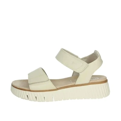Image of Tamaris Platform sandals, Women&#039;s, Size: 7, Ivory shoes