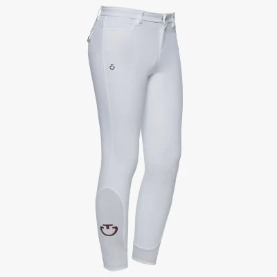 Image of Cavalleria Toscana Boys Breeches Knee Grip White 14 Years Horse &amp; Equestrian Riding