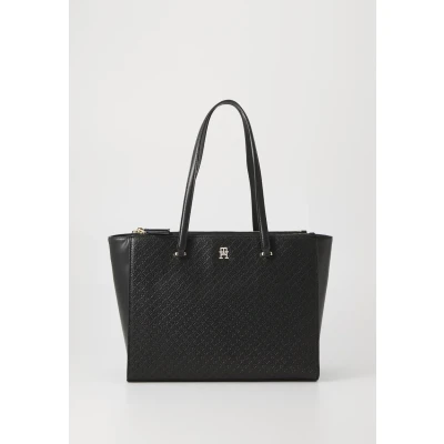Image of Tommy Hilfiger Eternity Tote MONO bag, Women&#039;s, Size: One Size, Black