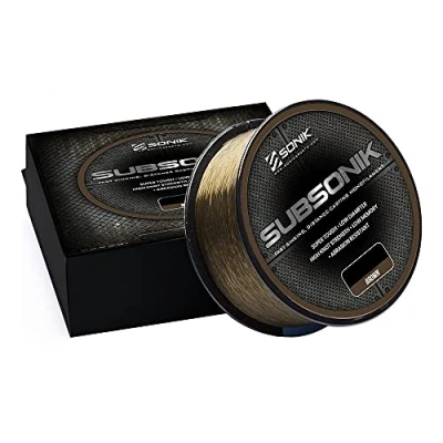 Image of Sonik Subsonik Brown 15lbs 1200m 0.31mm Monofilament