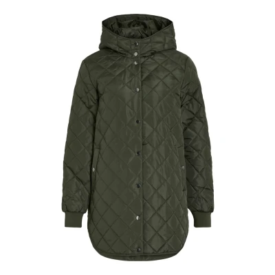 Image of Vila Women&#039;s Vitate L/S Hooded Jacket Noos, deep depths, 12