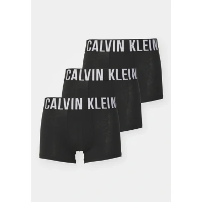 Image of Calvin Klein Men&#039;s Trunks 3Pk Trunks, Black (black, black), M