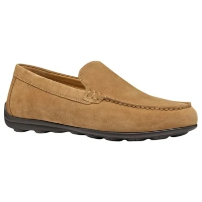Image of Geox Spherica Moccasins, Men&#039;s, Size: 6.5, Toffee Calfskin