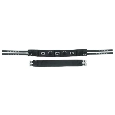Image of Kerbl 32339 Lunging Belt Wide 9 Rings with Adjustable Waist