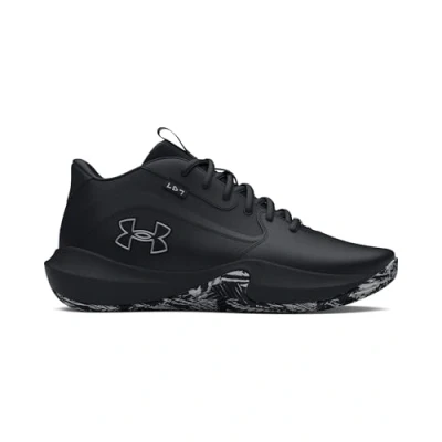 Image of Under Armour Performance Lockdown Basketball shoes, Size: 11, Black Leather/synthetics