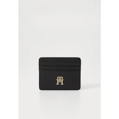 Image of Tommy Hilfiger SOFT Logotape Holder Business card holder, Women&#039;s, Size: One Size, Black