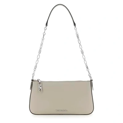 Image of Michael Kors Empire Chain Pouchette Handbag, Women&#039;s, Size: ONE, Light sand