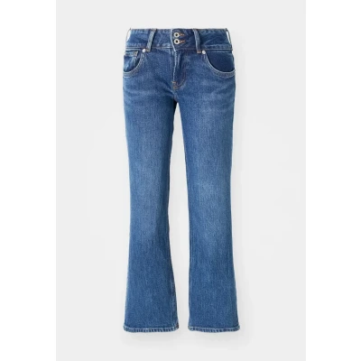 Image of Pepe Jeans Venus Straight leg jeans, Women&#039;s, Size: 25x32, Blue denim