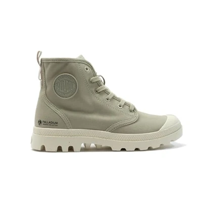 Image of Palladium Pampa Unisex Hightop trainers, Size: 9, Eucalyptus Cotton