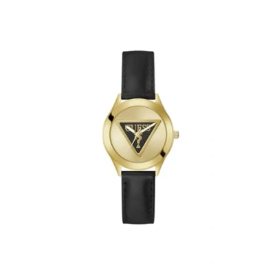 Image of Guess TRI Plaque Watch, Women&#039;s, Size: One Size, Black