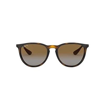 Image of Ray Ban Erika Unisex Sunglasses, Size: 54, Havana polar brown