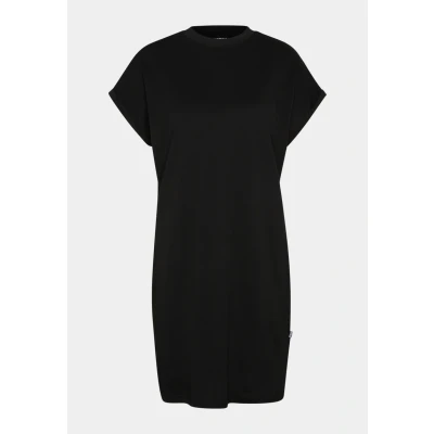 Image of Urban Classics Ladies Rainbow TEE Dress Jersey dress, Women&#039;s, Size: Small, Black