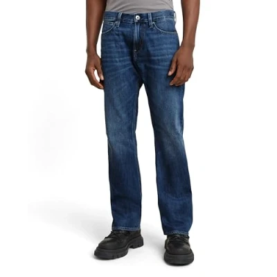 Image of G STAR Lenney Bootcut jeans, Men&#039;s, Size: 34x32, Worn in waterspouts