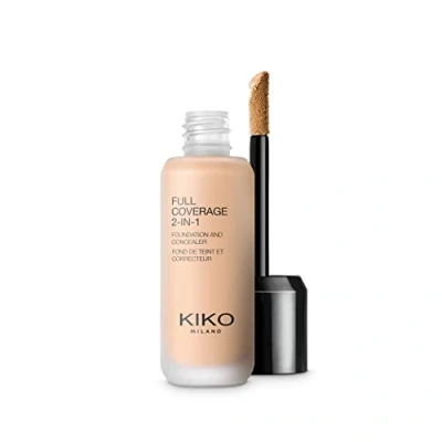 Image of KIKO Milano Full Coverage 2 in 1 Foundation and Concealer 25ml (Various Shades) 15 Neutral