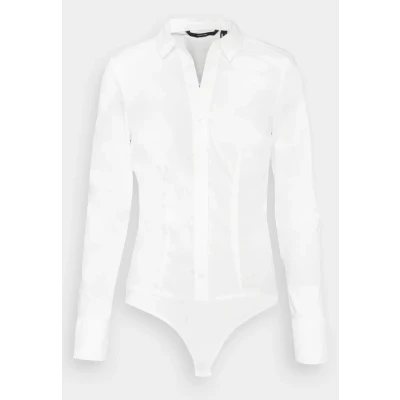 Image of Vero Moda Vmlady G String Buttondown blouse, Women&#039;s, Size: Small, Snow white
