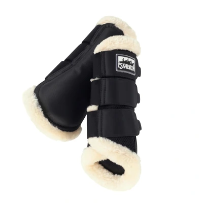 Image of Eskadron Mesh Tendon boots faux fur