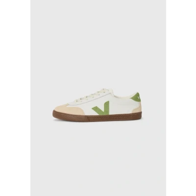 Image of Veja Volley Trainers, Women&#039;s, Size: 4, White/kiwi/bark shoes