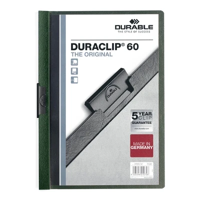 Image of Durable 2209 32 Clip Folder Petrol Blue