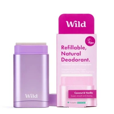 Image of Wild Coconut and Vanilla Deodorant in Purple Case 40g