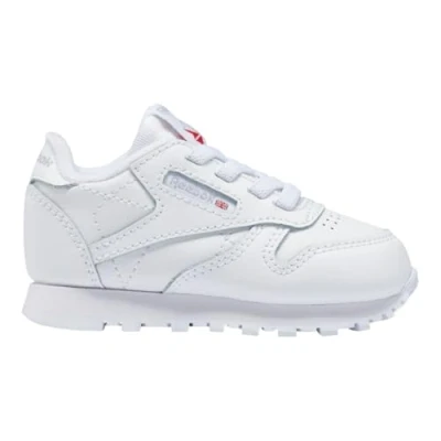 Image of Reebok Classic Leather Trainers BABY Shoes for kids, Size: 9K, White Leather/synthetics