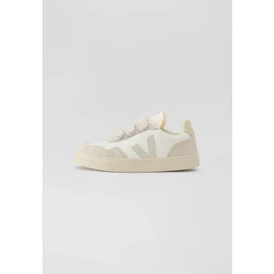 Image of Veja Small V90 Unisex Trainers for kids, Size: 4, Extra white/natural leather and imitation