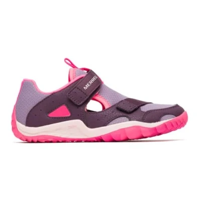 Image of Merrell Hydro Quest Unisex Sandals for kids, Size: 5, Purple/pink shoes