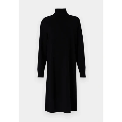 Image of Marc O&#039;Polo Denim Dress LONG Sleeve Turtle NECK Jumper dress, Women&#039;s, Size: Medium, Black