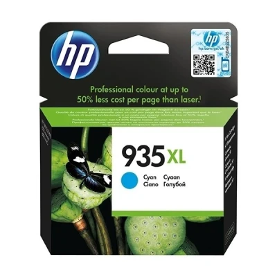 Image of HP 935XL (C2P24AE) high capacity cyan ink cartridge (original HP)