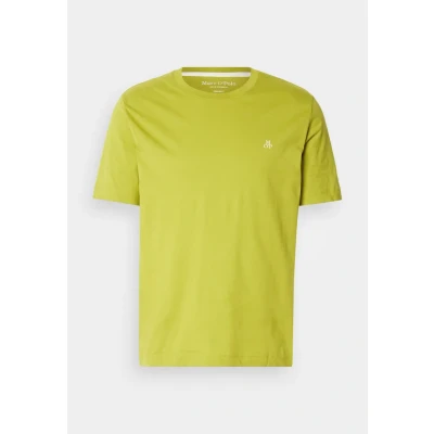 Image of Marc O&#039;Polo Short Sleeve LOGO Print Basic Tshirt, Men&#039;s, Size: 3XL, Vibrant green