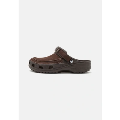 Image of Crocs Yukon Vista II Clogs, Men&#039;s, Size: 14, Espresso/mushroom Synthetics/textile