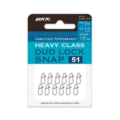 Image of BKK Duolock Snap 51 1 Fishing swivels