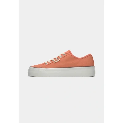 Image of Calvin Klein Jeans VULC Trainers, Women&#039;s, Size: 40, Powder orange/cappuccino shoes