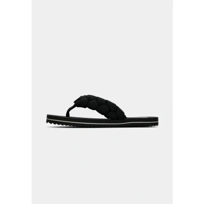Image of Tommy Jeans Thong Beach Tbar sandals, Women&#039;s, Size: 4, Black shoes