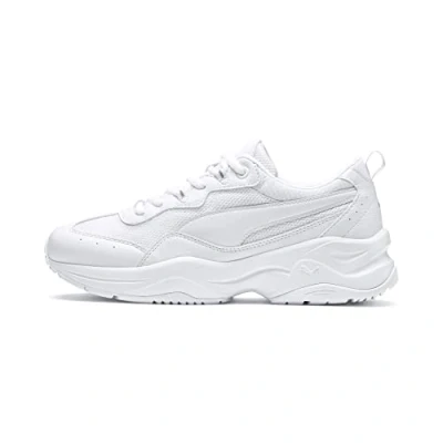 Image of Puma Cilia Trainers, Women&#039;s, Size: 8.5, White Imitation leather/ textile