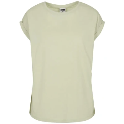 Image of Urban Classics Extended Shoulder Basic Tshirt, Women&#039;s, Size: XS, Lightmint