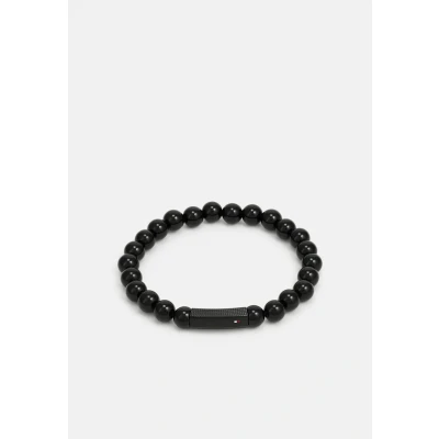 Image of Tommy Hilfiger Beads Bracelet, Men&#039;s, Size: One Size, Black
