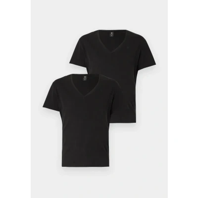 Image of G STAR BASE 2 PACK Basic Tshirt, Men&#039;s, Size: Small, Black