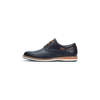 Image of Avila Leather Lace Up Shoes for Men, Blue C1, 41 EU