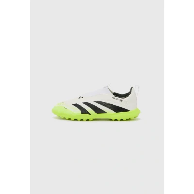 Image of adidas Performance Predator League Unisex Astro turf trainers for kids, Size: 3.5, White/core black/lucid lemon shoes