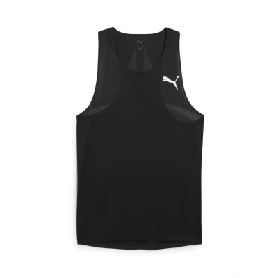 Image of Puma Raceday Ultraspun Singlet Top, Men&#039;s, Size: Small, black