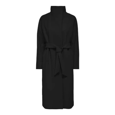 Image of ONLY Onlemma HIGH NECK Classic coat black, Women&#039;s, Size: XS, Black