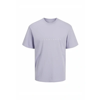 Image of JACK &amp; JONES Men&#039;s Jjestar Jj Tee Ss Noos T Shirt, Languid Lavender, L