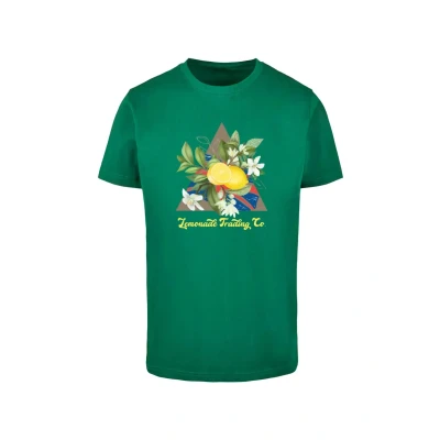 Image of Mister TEE Lemonade Print Tshirt, Men&#039;s, Size: XS, Forest green