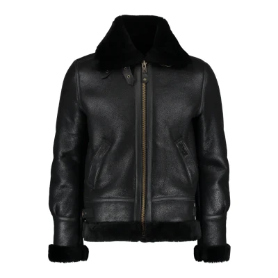 Image of Schott Leather jacket black, Men&#039;s, Size: Medium, Black