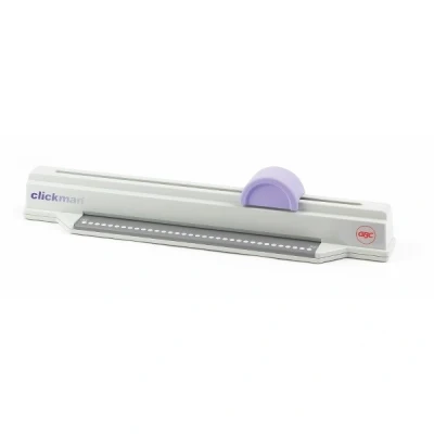 Image of GBC ClickMan Click Binding Machine, 6 Sheet Punch Capacity, 145 Silver, A4, CA610000