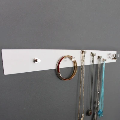 Image of Ferro Strip MAULsolid, Magnetic, self Adhesive, Scratch Resistant, 50 x 5 cm, White