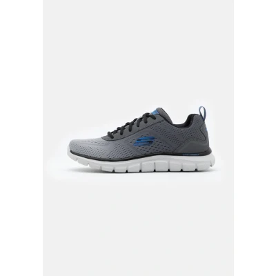 Image of Skechers Sport Track Trainers charcoal/black, Men&#039;s, Size: 10.5, Charcoal/black Polyester